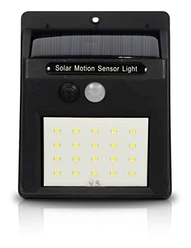 Luminária Solar 30 Leds Arandela com Sensor de Presença Automático Luz Externa de Parede Jardim