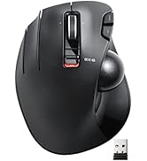 Amazon.co.jp: エレコム トラックボールマウス bitra 静音 親指操作