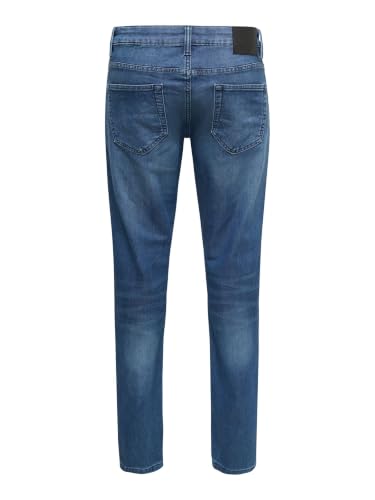 ONLY & SONS Herren Onsloom Jog Dk Blue Pk 0431 Noos Slim Jeans, Blue Denim, 28W / 34L EU – Ansicht 4
