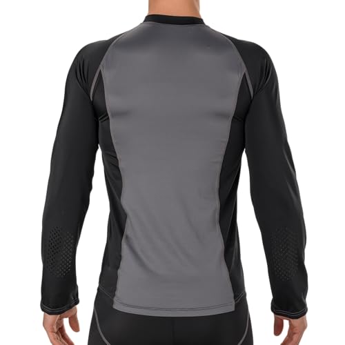 Shock Doctor Compression Hockey Long Sleeve Shirt, Black, Adult2