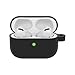 Produktbild OtterBox Soft Touch Kopfhörer Hülle für AirPods Pro (1. gen 2019), stoßfeste, sturzsichere, ultraflache, Kratz- und Abriebfeste Schutzhülle für Apple AirPods, inklusive Karabiner, Schwarz