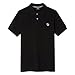 PS Paul Smith Men's Cotton-piqué Zebra Logo Polo Shirt, Black