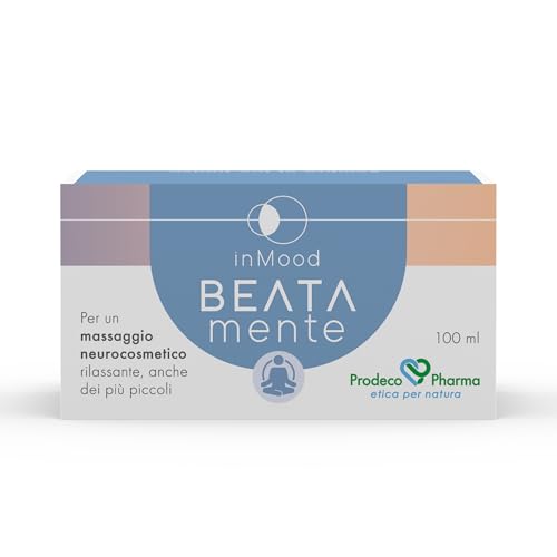 Prodeco Pharma INMOOD BEATA MENTE Crema Corpo Sensoriale 100 ML - Per un Massaggio Neurocosmetico Rilassante, anche dei più Piccoli