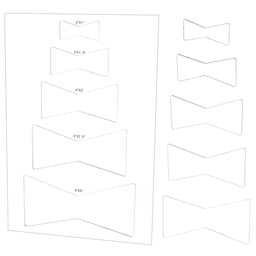 Tissting Acryl Schmetterlings Schablonen 3-tlg. - Für Holz Intarsien - Router Vorlagen