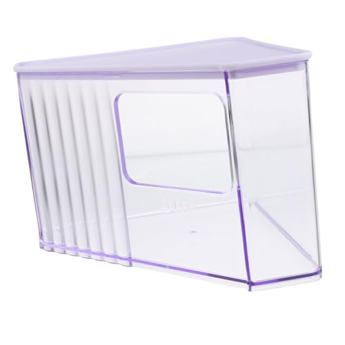 YARNOW Lettiera per Piccoli Animali Contenitore per Bagno di Sabbia Accessorio per Cincillà Porcellini Dindia Facile da Pulire Sabbia per Bagno di Criceti