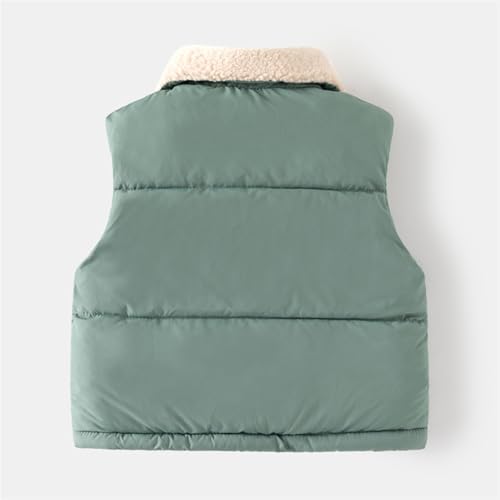 Kids Lightweight Vest Winter Button Closure Sleeveless Jacket Padded Gilet Warm Outerwear with Pockets2