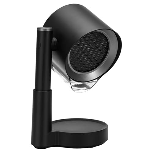 MZU Wiederaufladbare tragbare Dunstabzugshaube, Tisch-Dunstabzug mit Akku, 3 Lüftergeschwindigkeiten & großem Ölauffangbehälter, Verbesserter mobiler Küchenabzug für Indoor BBQ/Hot Pot/RV