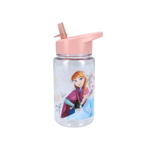 My sweety pop - Gourde Plastique reine des neiges - Pour enfant - Crèche - Maternelle - Ecole - Vacances - Repas - 12 cm – 450 ml - Hydratation - Idée...