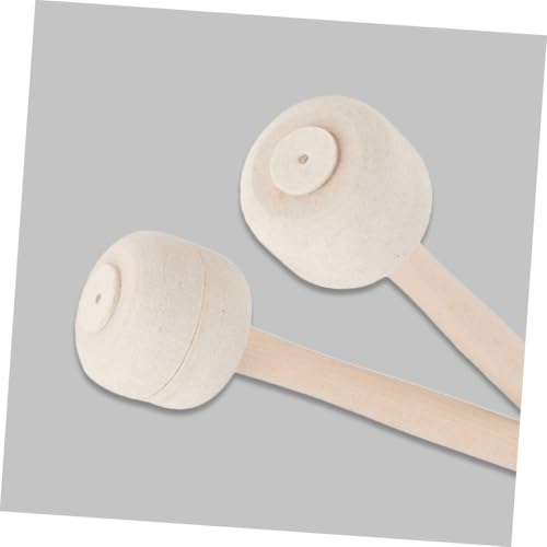 Baquetas de percusión de madera y fieltro HANABASS 2 piezas miniatura 7