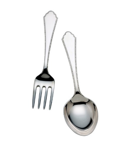 Lunt Sterling Silver William and Mary 2-Piece Baby Set