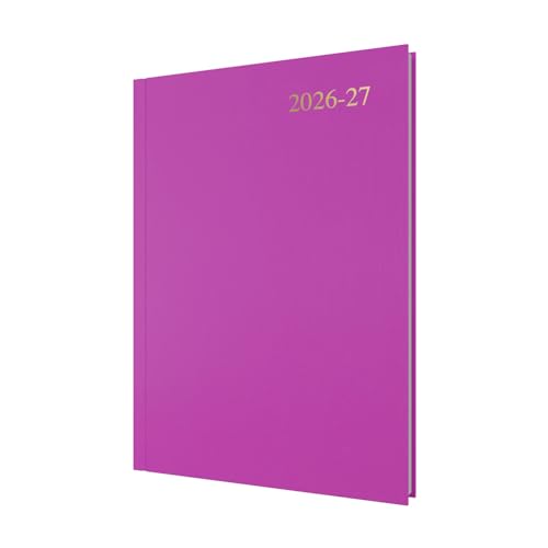 Agenda 2026-2027 académica Collins Debden A4 rosa para organizar tus clases y proyectos