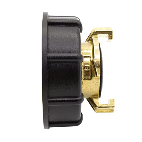 VARIOSAN IBC Quick Coupling 14580, 3/4 Inch, S60 x 6, Brass, Geka System, Multicoloured, 3/4" (Schnellkupplung) - Image 2