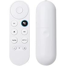 G9N9N New Replacement Google Chromecast TV Voice Smart Remote Control, Compatible with Google Chromecast 4k, Google TV Streamer 4KOnly Compatible with Snow Chromecast Google