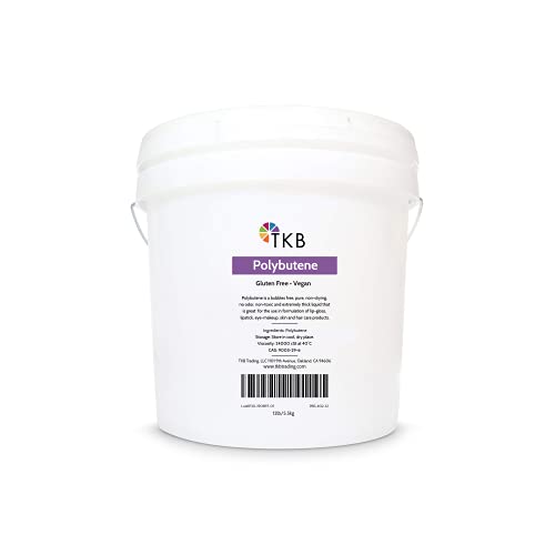 TKB Polybutene | Clear Additive Cosmetic Ingredient for DIY Makeup (12lb (5.5 kg))