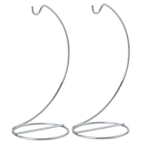 Bemonew 2 UNIDS Soporte de Exhibición de Perchas de Adornos Soporte de Exhibición de Adornos de Vidrio de Hierro de 9.1 de Altura para de Plantas de Aire Terrarios Bola de Cristal Boda Oficina en CAS