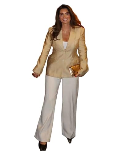 Manteau en satin femme blazer veste boutonnée costume de Noël chic