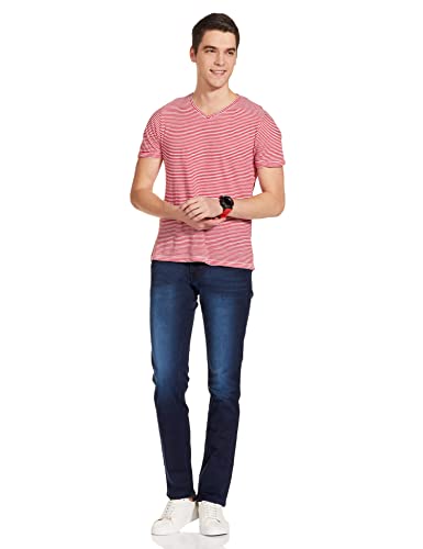 Image of Monte Carlo Mens Cotton Blend Trouser (2220873006Dn-1-36, Dark Blue, S)
