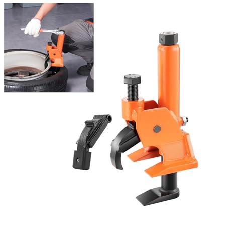 Manual Tire Bead Breaker for 38-42' Tires, Heavy Duty Tire Changer Tool with Rubber Pad Protector | Easy-Operated for Tractor, Truck, Car | DIY Tire Repair Tool for Garage, Shop & Home Use