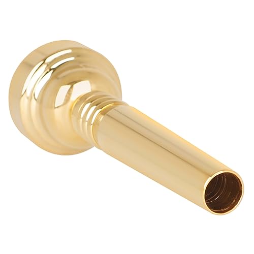 COSMEVIVI Metal Trumpet Mouthpiece Plated Small Trumpet Mouthpiece for Beginners Durable and Comfortable for Students and Music Enthusiasts