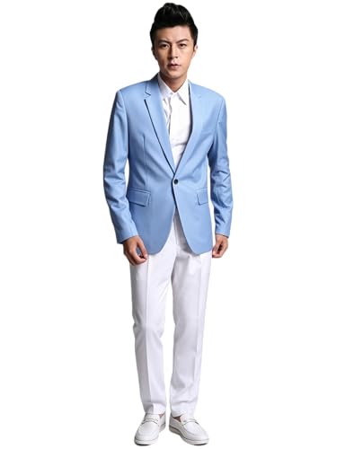 Blazer homme entailler revers anti-pli pour costume de mariage