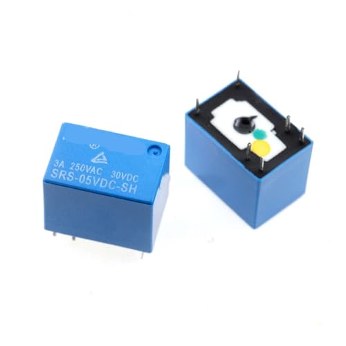 Relais DC5V 3A SRS-05VDC-SH-5VDC DIP6 pour circuits imprimés - 5Pcs