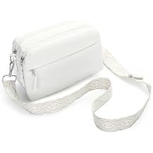 Herald Small Crossbody Bags for Women Puffer Lightweight Travel Shoulder Purses with Multiple Pockets & Luggage Sleeve