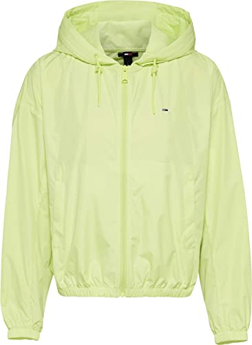 Tommy Jeans Tjw Yoke Tape Rib Windbreaker Coupe-vent Femme Noir en Polyester Recyclé