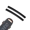 11.8 Inch Skateboard Deck Protection Set of 2 Black Protect Skate Deck Edge Protective Gear Skateboard Longboard Nose Guard Nose Tail Edge Guard Board Protector Anti-Collision Buffer Rubber