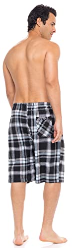 AMERICAN HEAVEN 24/7 Basics Men's 3 Pack Cotton Soft Sleep Lounge Pant Jam Cargo Shorts3