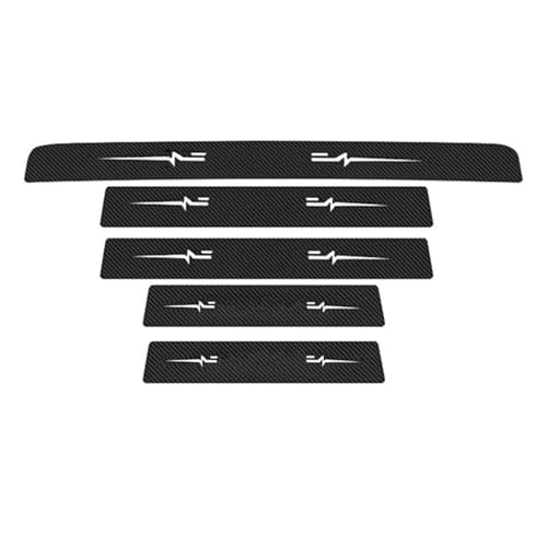 Protections Seuil Fibre Carbone Caliber Solution Anti-Rayure 5PC