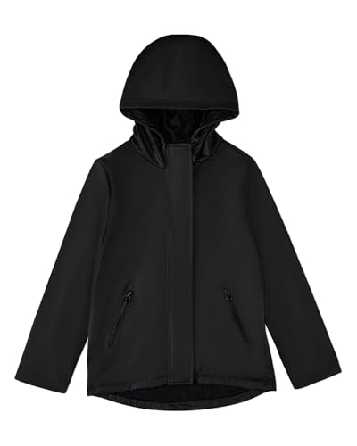 MeMoi Teens Unisex Classic Hooded Lined Raincoat with Included Carry Pouch