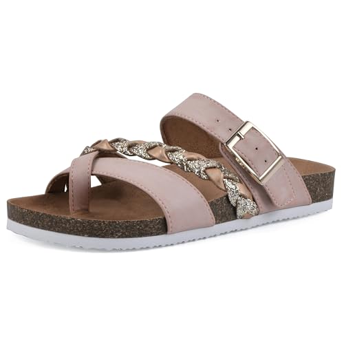 White Mountain Kids Girls' Gramma Braided Sandal