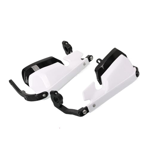 Protège-mains CF450MT en alliage d'aluminium blanc, l'excellence pour votre guidon