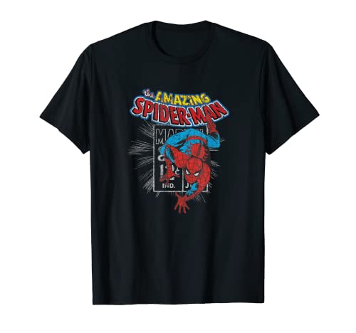 Marvel The Amazing Spider-Man Vintage Comic Poster T-Shirt