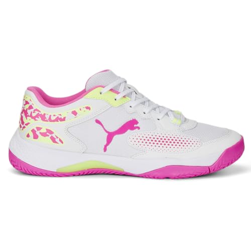 PUMA Womens Solarcourt RCT Padel Tennis Sneakers Shoes - White - Size 10.5 M