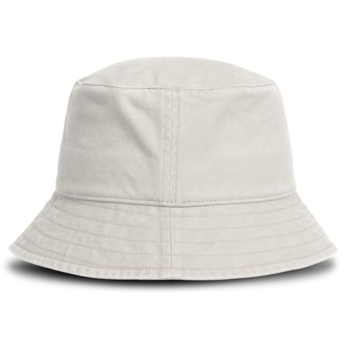 Image of Timberland Mens Bucket Hat, Cotton Twill, Soft Brushed Finish, Packable Sun Hat