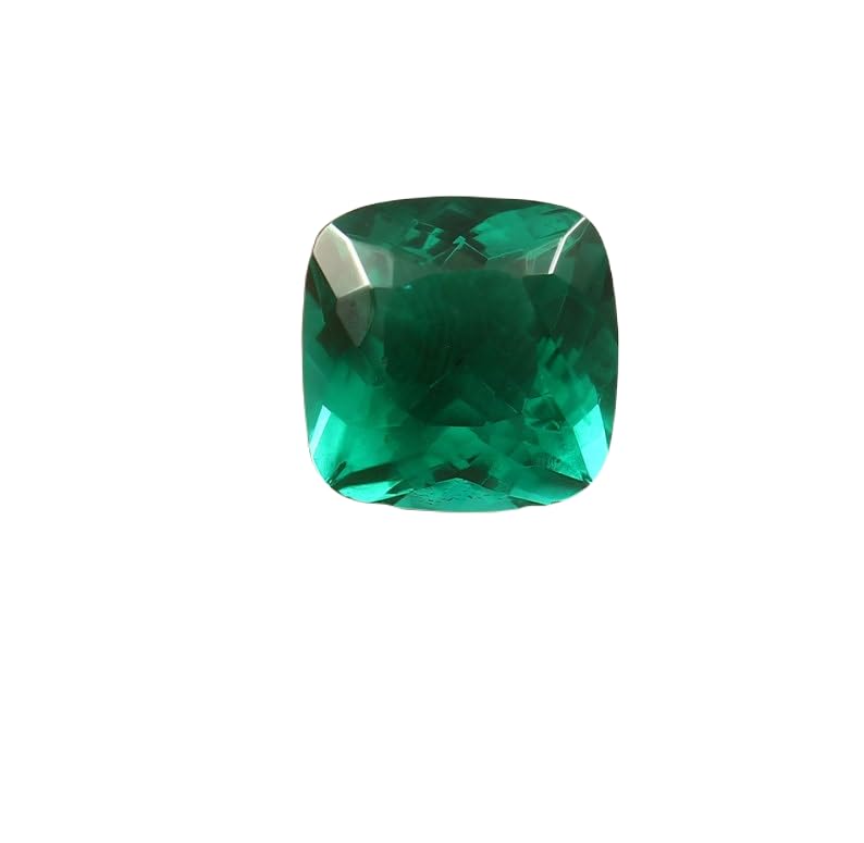 Émeraude naturelle de Zambie 14mm pour bague pendentif collier fabrication bijoux DIY