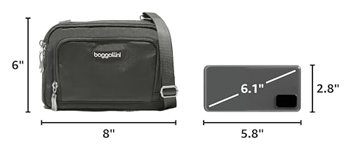 Image of Baggallini Triple Zip with Front Wallet /Trifecta RFID Wallet Crossbody