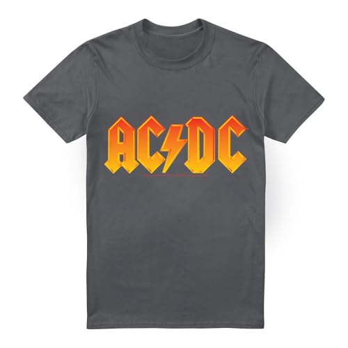 T-Shirt AC/DC Mixte Logo Anti-Déformation en Coton Durable - 3