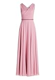 Vera Mont Damen Abendkleid mit Plissee 44, Vintage Blossom