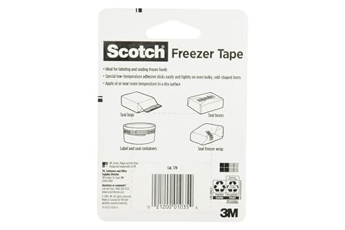 Image of 3M 178 inch x 1100 inch Freezer Tape,pack of 3