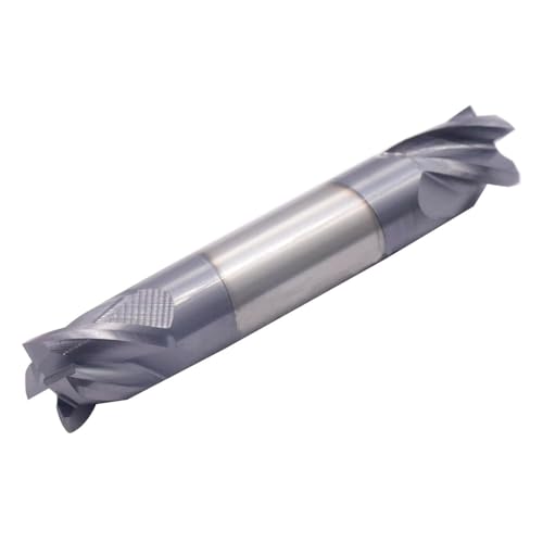 Image of 5Pcs 1 /2 inch 4 Flute Solid Carbide Square End Mill - Double End - AlTiN Coated | 35 Degree Helix, 1 /2 inch Cutting Diameter, 1 /2 inch Shank Diameter, 5 /8 inch Length of Cut, 3 inch Overall Length