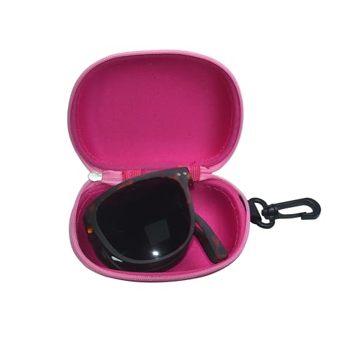 Image of Unisex Semi-Hard Shell Folding Eyeglasses Cases With Clasps | Protective Case For Folding Glasses