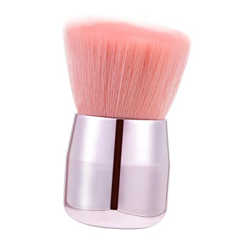 NULYLU Gentle Powder Blush Brush Plastic Handle Makeup Brush Flat Bristles for Loose Powder for Cream Blush