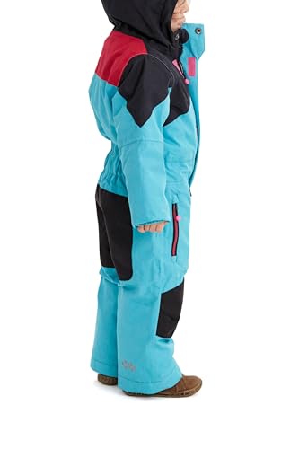 Foto von Killtec Schneeanzug Kinder Kesley Mini - Skioverall mit Kapuze - 10.000 mm Wassersäule - Skianzug für Jungen und Mädchen, Türkis, 98/104