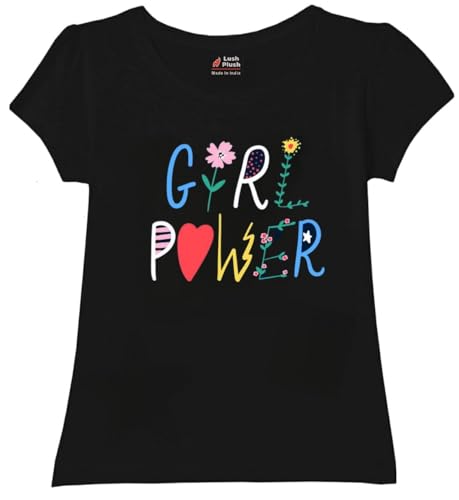 Image of Lush Plush Baby Girls Half Sleeves Cotton T-Shirts Set