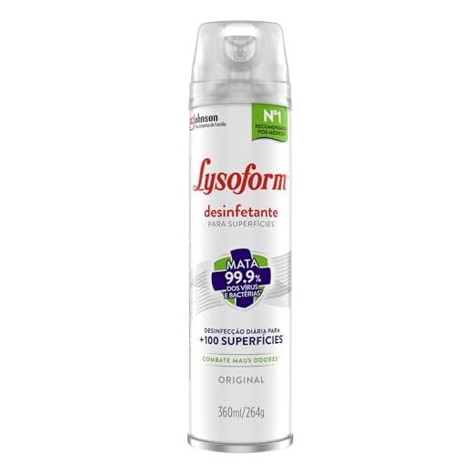 Lysoform Desinfetante Aerossol Original 360Ml