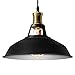 Produktbild Lightess Pendelleuchte Vintage Hängelampe Schwarz Metall Vintage Hängeleuchte Retro Lampenschirm Industrial Esein E27 für Esszimmer Esstisch Flur Restaurant Wohnzimmer Hotel Café usw.