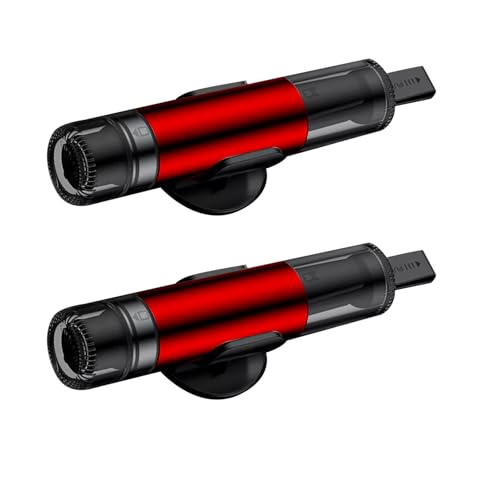 ZEZEFUFU Emergency Safety Hammer 2 in 1 Car Window Emergency Breaker w/Seatbelt Cutter Accessories