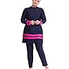 Awesocrafts Moslim badpakken voor dames, grote maten, burkini, moslim badmode, hijab